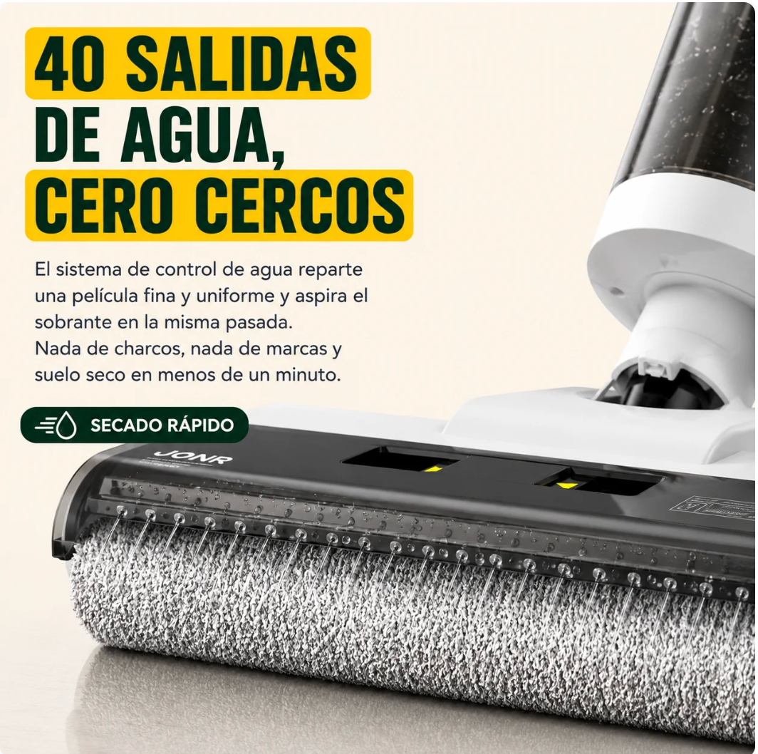 JONR ED12 – Aspira, friega y seca tu suelo en una sola pasada