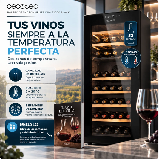 GrandSommelier Duo 52000 – La Bodega Premium para tu Hogar