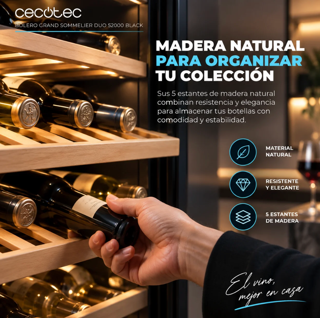 GrandSommelier Duo 52000 – La Bodega Premium para tu Hogar