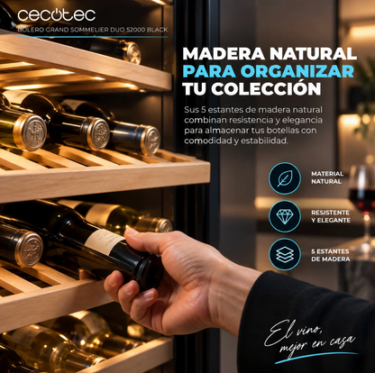 GrandSommelier Duo 52000 – La Bodega Premium para tu Hogar